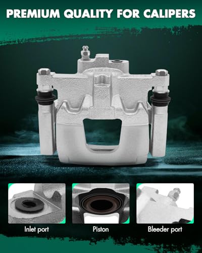Image of SCITOO Rear Right Brake Caliper With Bracket 18B5047 Compatible For Dodge Nitro 2007-2011 For Jeep Liberty 2008-2012 For Jeep Wrangler 2007-2017 For Jeep Wrangler JK 2018