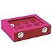 Greatangle 12 Boucles d'oreilles Anneau Anneau Plateau d'affichage de Bijoux Organisateur boîte de Rangement en Velours délicieusement conçu Durable Magnifique