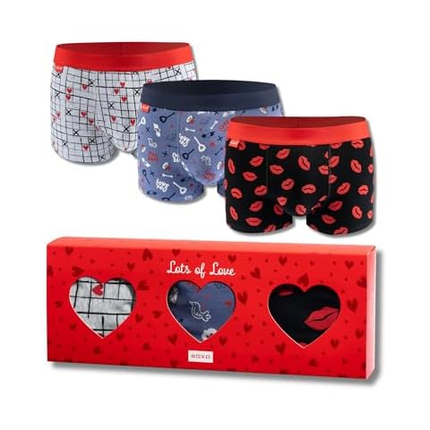 soxo Valentine's Day Men's Boxer Shorts Gift Set Cover
