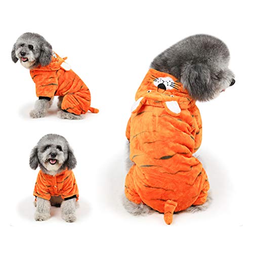 Disfraz para perro Halloween Popetpop talla S naranja miniatura 6
