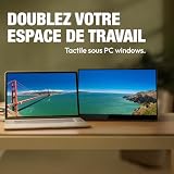 Nomad Touch - 15,6-calowy przenośny ekran dotykowy z USB-C i HDMI | 1080P | Podłącz do telefonów, laptopów, komputerów PC, Xbox, PS4/5, GS156B2