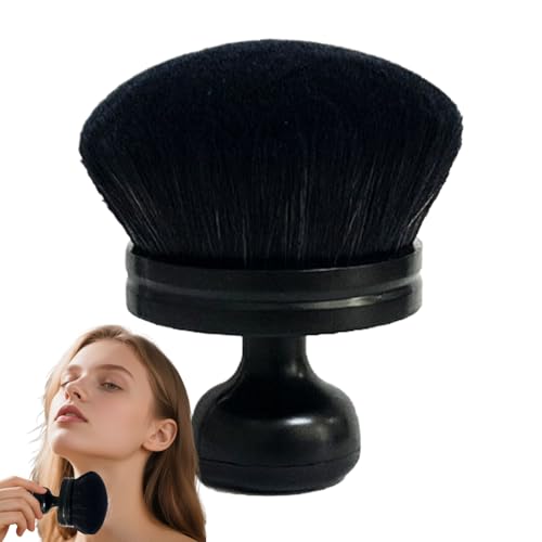 Brocha de maquillaje corporal, cepillo de bronceado portátil, maquillaje corporal para piernas con cerdas, brochas bronceadoras sin esfuerzo para mezclar protector solar en espalda y piernas