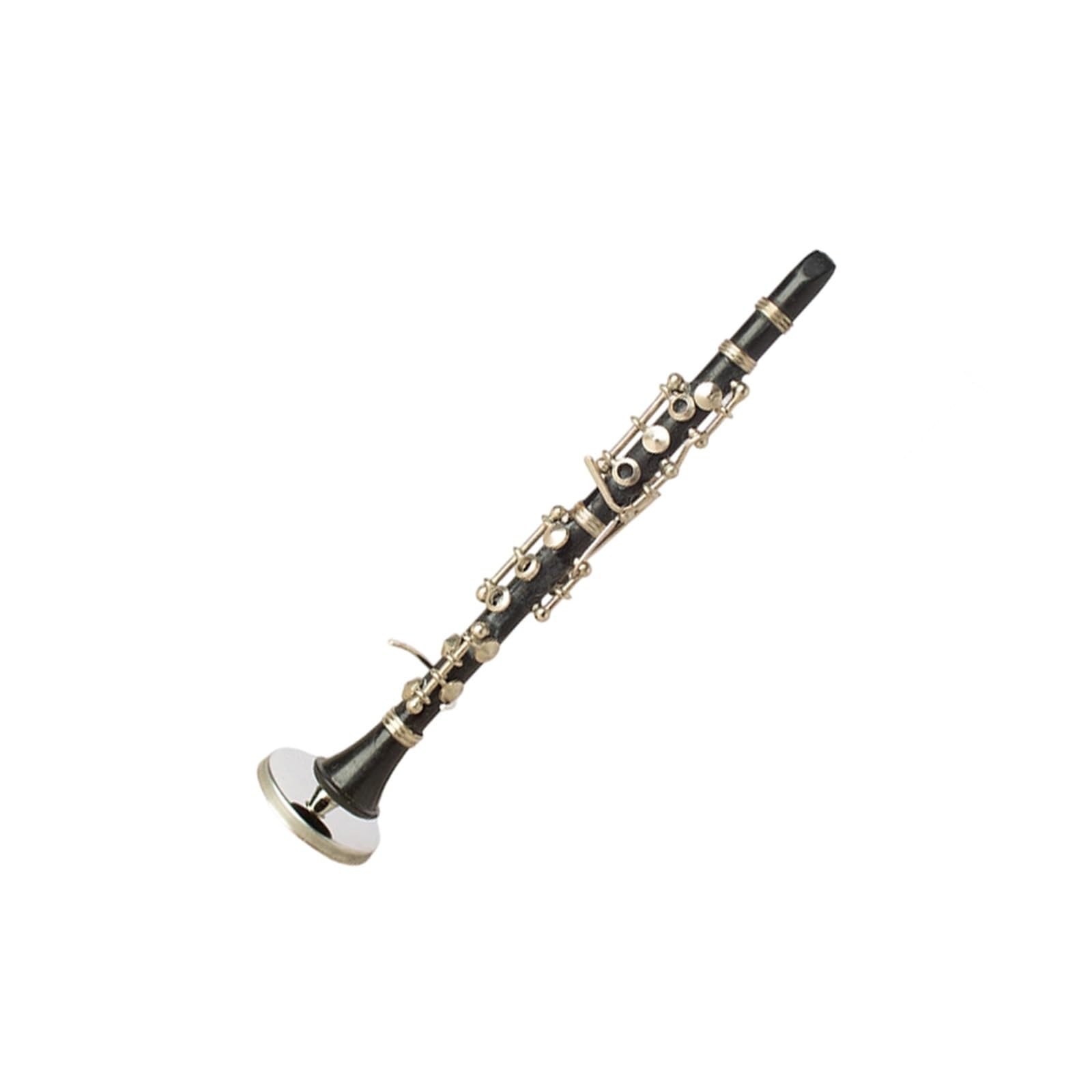 ZXFJYUIP Miniature Clarinet Model Ornament Bass Oboe Instrument(16CM)