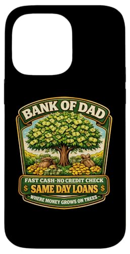 Funny Bank Of Dad Fast Cash No Credit Check ���̓� �W���[�N �X�}�z�P�[�X iPhone 14 Pro Max �p