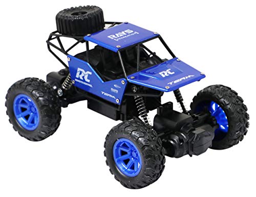 Image of Zest 4 Toyz Remote Control 1:18 Rock Crawler 4x4 High Speed Rechargeable Off-Road Monster Truck | Car for Boys 10 Years | Kids Toy - Blue