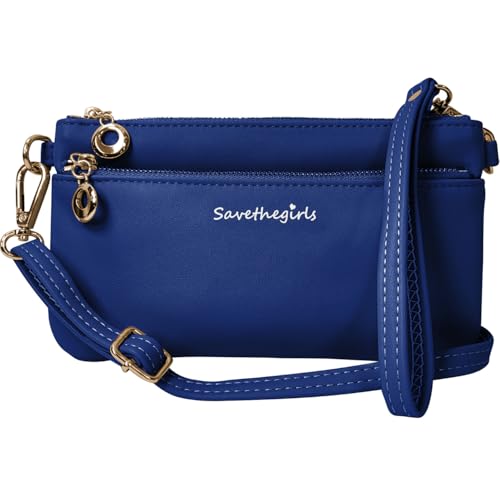 Image of Save the Girls Cell Phone Purse - Touch Screen Women's Crossbody Bag - Clutch Purses for Women (Bella)