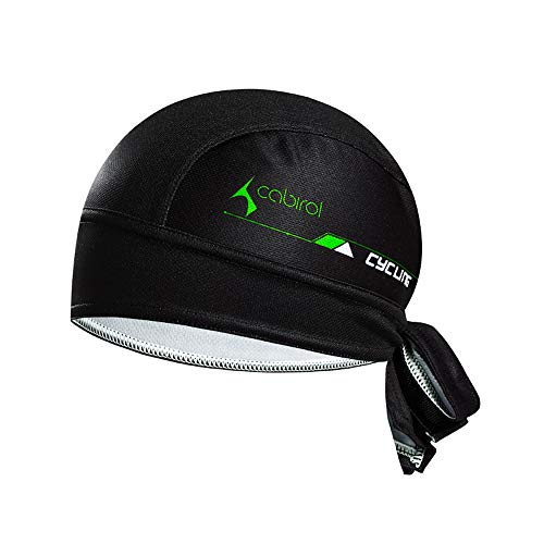 Cabirol Gorro Bandana Ciclismo Unisex para Bicicleta y Deportes Outdoor - Classic (Negro) Cover