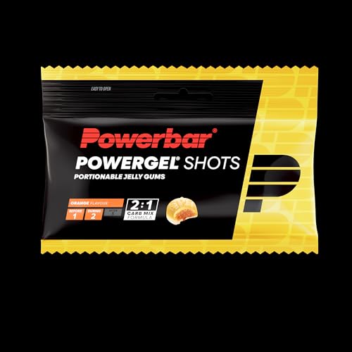 Powerbar Powergel Shots Orange 24X60G - Energia Ad Alto Contenuto Di Carboidrati - C2MAX - Vitamina B6 - 2
