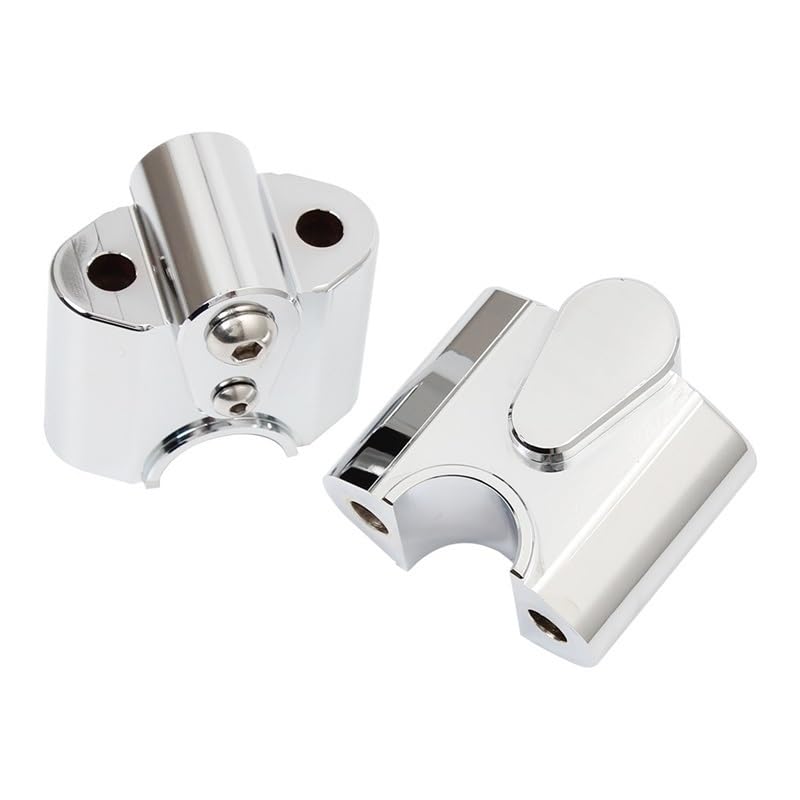 Réhausseurs de Guidon Chromés pour R18, Risers en Aluminium de Qualité