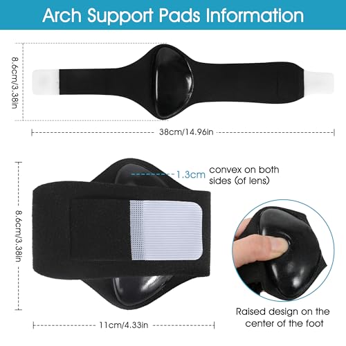Arch Supportfor Plantar Fasciitis Relief, Arch Support and Soft Silicone Cushioning for Plantar Fasciitis Relief, Ideal for Plantar fasciitis patients (Black)3