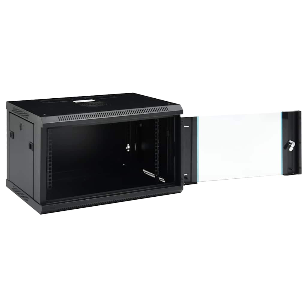 Armadio di rete 6U montaggio a parete 19", IP20, 600 x 450 x 350 mm, per camera da letto, ufficio