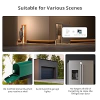 SONOFF SNZB-04P Zigbee tür und fenstersensor,intelligenter Fenster- und türkontakt Alarmanlage,Erfordert Zigbee Hub,Smart Home türsensor kompatibel mit Alexa und Google Assistant,Intelligente Szenen – Ansicht 4
