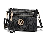 MKF 2 in 1 Crossbody Bags for Women, Wristlet Purse - Ladys Small PU Leather Messenger Handbag -...