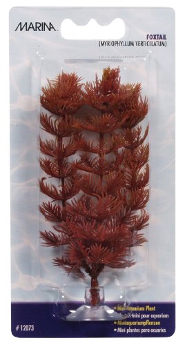 Marina Aquascaper Plastic Plant, Foxtail, 4-Inch Tall #TOP11
