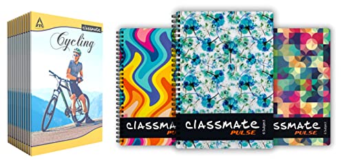 Image of Classmate Long Notebook, Single Line (Pack of 6) Pulse Notebook, Single Line