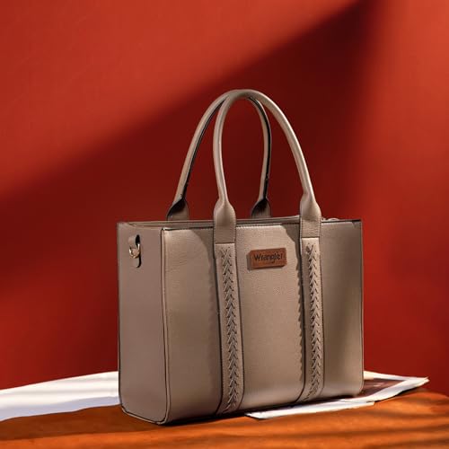 Image of Wrangler 3PCS Purses for Women Tote Bag Crossbody Handbag and Wallet Set with Guitar Strap