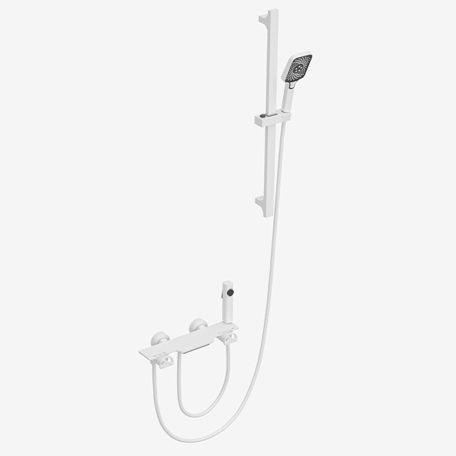 Système de douche à barre coulissante ajustable pour résoudre le manque de pression