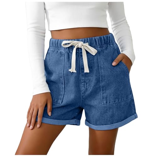 Short en jean pour femme taille haute extensible pour en finir avec les cuisses serrées
