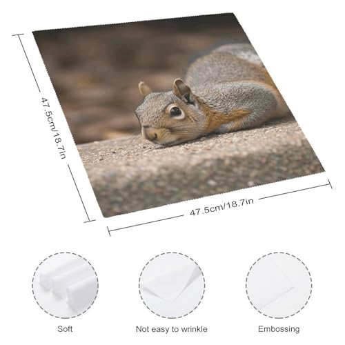 Servilletas de Tela Cuadradas Floral QMNBTES Pack 6 miniatura 2