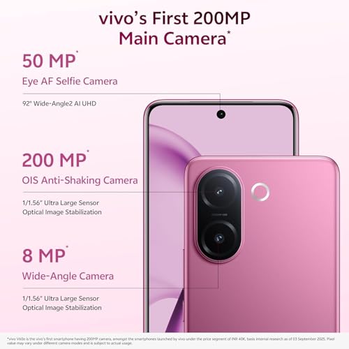 Image of vivo V60e 5G (Elite Purple, 8GB RAM, 128GB Storage)