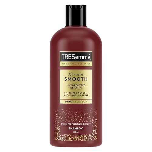 TRESemme Keratin Smooth Shampoo salon professional quality hair care for 72h frizz control smoothness & shine 680 ml