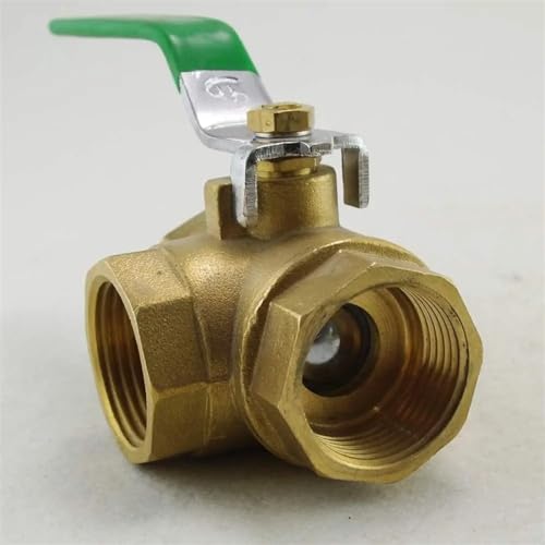 Válvula de latón de 3 vías de 3/4 pulgadas para un control de flujo sin fugas 4