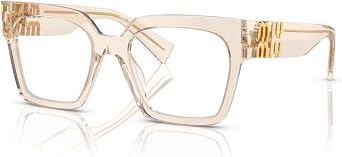 Women's Square Acetate Eyeglasses, MU 04UV by MIU MIU