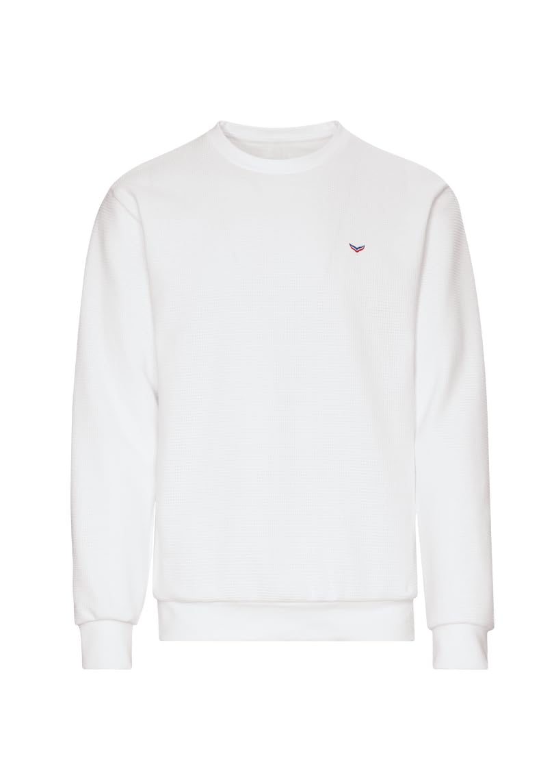 TRIGEMA Sweatshirt in Waffeloptik