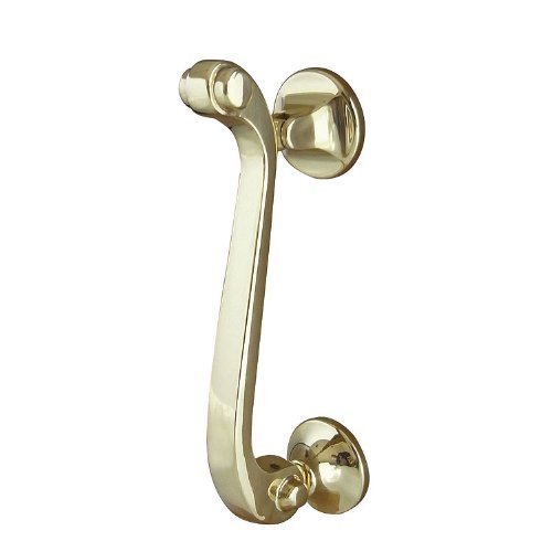 Aldaba para puerta clásica Frelan JV1PB, latón pulido color dorado