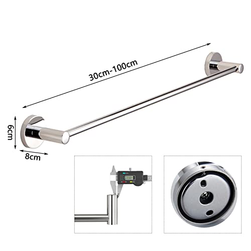 Serviette murale serviette à serviette montée simple 55cm inox - 4