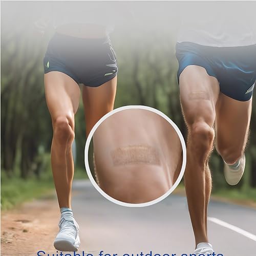 CareUs Silicone Adhesive Bandages Large Sizes for Sensitive Fragile Skin Flexible Fabric Latex Free Hypoallergenic Breathable XL Bandages for Adhesive Allergy Wounds, 32-Count Pack (8ct x 4) - Thumbnail 2