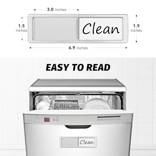 image for Cimkiz Dishwasher Magnet Clean Dirty Sign Shutter Only Changes When Yo