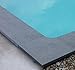 Produktbild KWAD Beckenrandsteine Padang Dark rechteck Komplettpaket 4,00m x 8,00m / 400 x 800 cm Randsteine Pool Rechteckpool