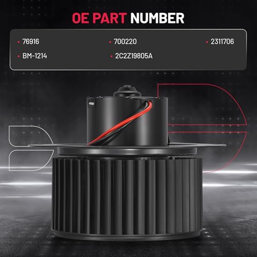 BDFHYK AC Heater Blower Motor Fan 700220 Compatible with Ford E-150 E-250 E-350 E-450 E-550 Econoline Club Wagon Super Duty,HVAC Blower Motor Assembly Replacement for 76916 2311706 BM-1214 2C2Z19805A by BDFHYK - Image 5