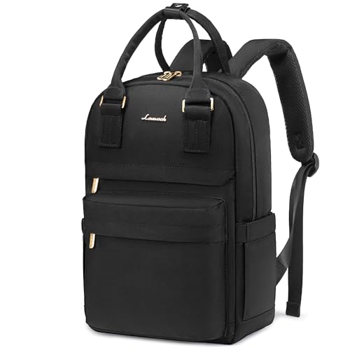 Image of LOVEVOOK Backpack purse for Women, 14 Inch Laptop backpack Cute Waterproof Backpacks Stylish Travel Bags Vintage Daypacks Bookbag for College School Work