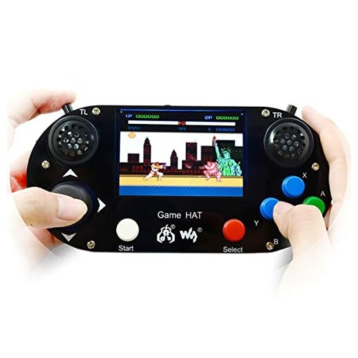 Raspberry Pi 4 Model B Game Hat med 3,5 tums LCD-skärm på brädspelkontroll för Raspberry Pi 3 Zero och Zero W