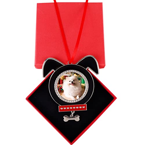 Waahome Picture Frame Dog Christmas Ornaments Metal Dog Puppy Ornaments, Photo Frame Dog Christmas Tree Ornaments Decorations Gifts For Dog Pet Lovers #TOP5