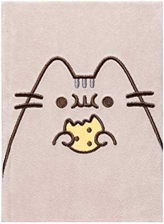Official Pusheen A5 Notebook Plush Cover - Bullet Journal - Notebooks A5 - Notepads A5 - A5 Notepad - Dotted Bullet Journal - A5 Dotted Notebook - Sketchbook A5 - Pusheen Gifts
