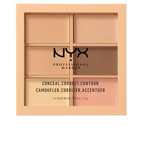 NYX Conceal, Correct, Contour Palette - LIGHT - Highlight & Contour