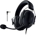 Razer BlackShark V2 X (PlayStation) - Wired e-sports headset for PlayStation 5 console (250g, cardioid microphone, 50mm drivers, passive noise cancellation, 3.5mm jack) Quartz