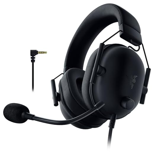 Razer Blackshark V2 X (Playstation) - Kabelgebundenes E-Sport Headset für Playstation Konsole (250g, Nierenmikrofon, 50mm Treiber, Passive Geräuschunterdrückung, 3,5mm Anschluss) Schwarz
