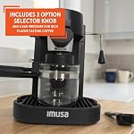 IMUSA 4 Cup Electric Espresso Cappuccino Coffee Maker, Black - Image 4