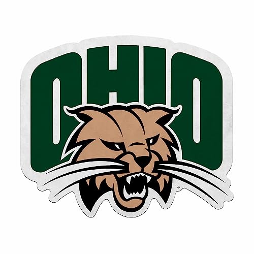 Rico Industries NCAA Ohio Bobcats Primary Shape Cut Pennant - Home and Living Room Décor - Soft Felt EZ to Hang