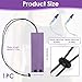 Peritoneal Dialysis Catheter Holder for Baxter 5C4482 5C4483, PD Catheter Lanyard PD Secure Shower Support PD Transfer Set Catheter Holder Accessories for Men & Women (Purple 1)