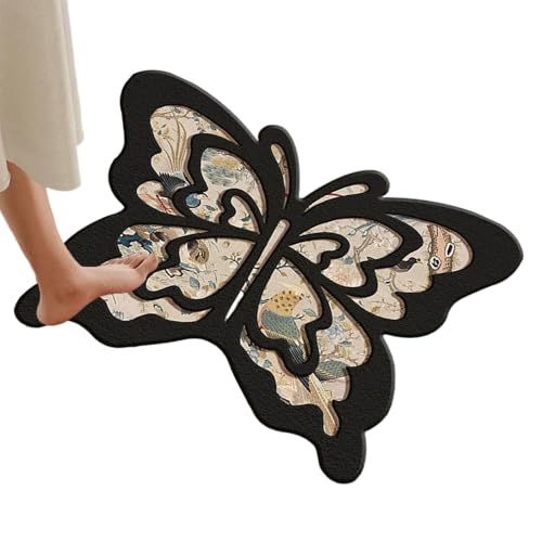 Tappetino da bagno ad asciugatura rapida - Tappetino da bagno assorbente con fondo senza canna | Tappetini in microfibra per doccia, vasca o , tappeto lavabile e non vendite per