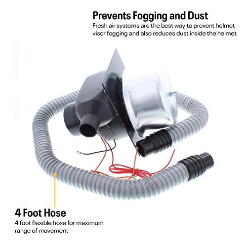 image for Speedway Motors Tru-Air Pumper Racing Helmet Pump, Fresh Air Blower wi