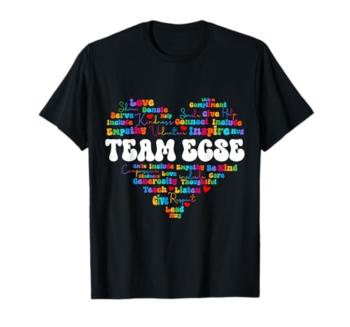 Cute Team ECSE Appreciation Week back to school Teacher T-Shirt
