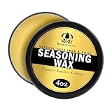 Bumblechutes 4 oz Natural Cast Iron Seasoning Wax...
