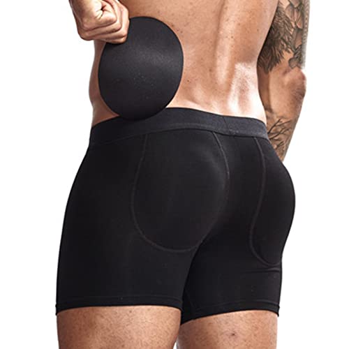 Ropa interior moldeadora para hombre con relleno de glúteos 4
