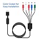 HD-Komponenten-AV-Kabel für Sony Playstation PS2 PS3